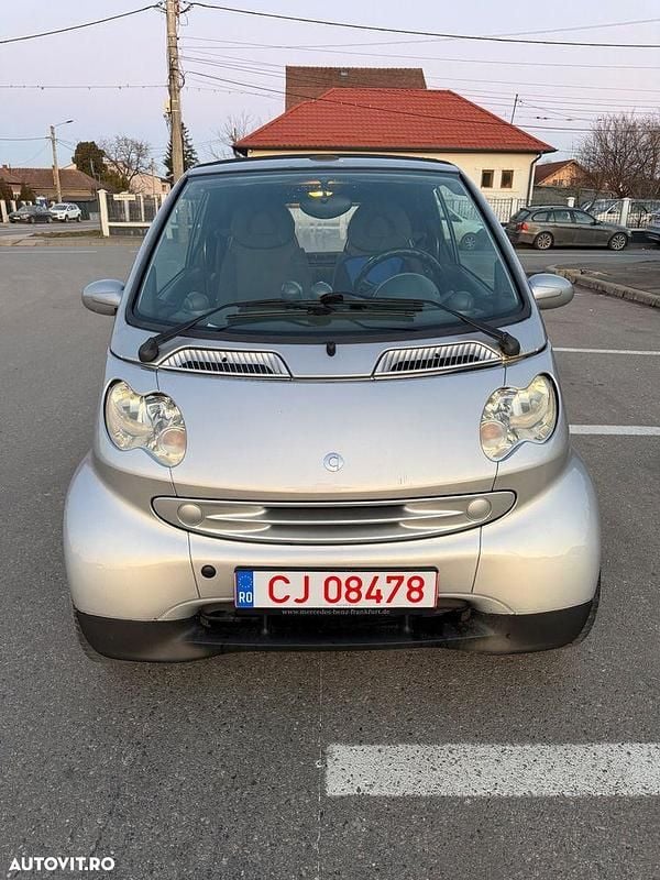 Second-hand Smart ForTwo Cabrio Passion 41 CP (30 kW) 2003 Culoareargint Cabrio