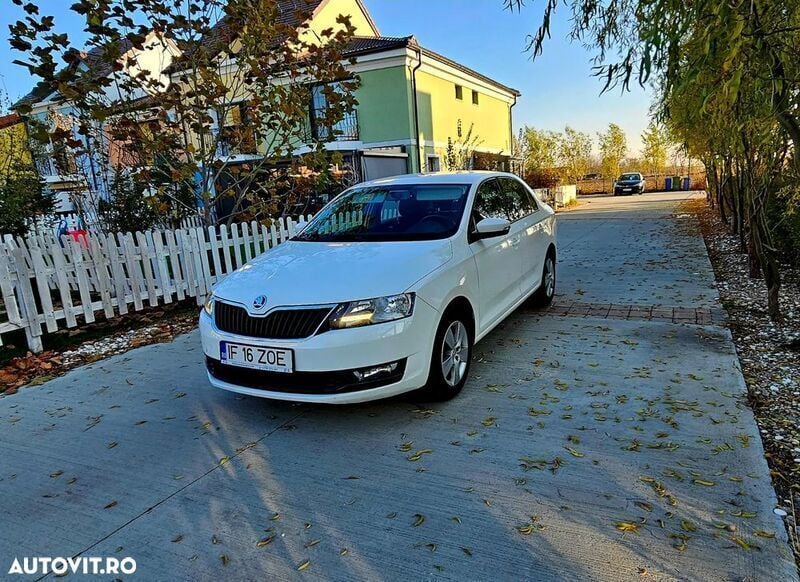 Alb Utilizat 2018 Skoda Rapid Ambition Hatchback | 5.600 EUR (Preț bun) - Imagine 1/4