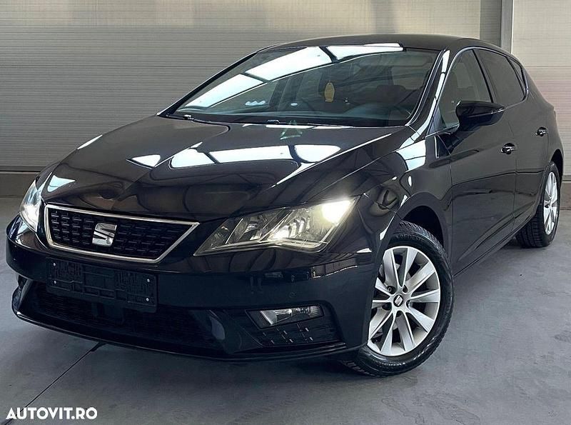 Culoarenegru Utilizat 2017 Seat Leon Hatchback | 10.999 EUR (Preț OK) - Imagine 1/4