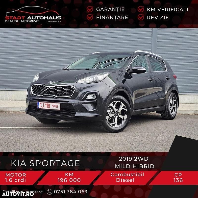Second-hand Kia Sportage 239 CP (175 kW) 2019 Culoarenegru SUV