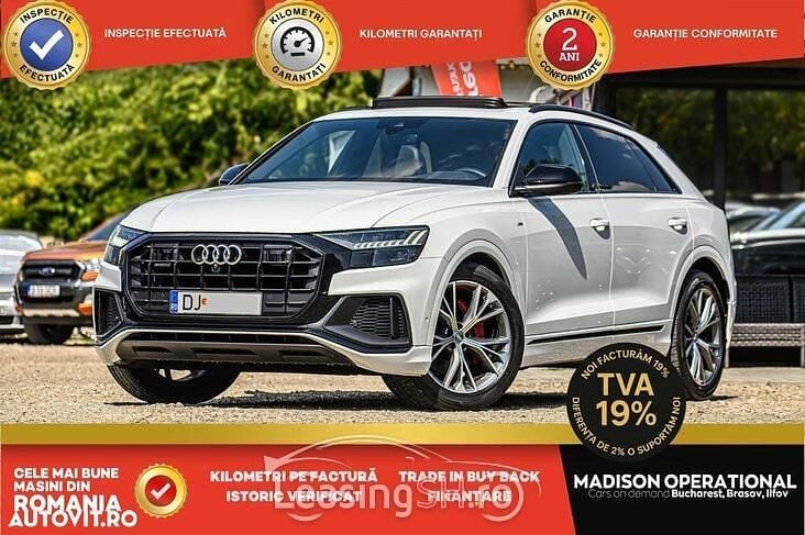 Culoarealb Utilizat 2019 Audi Q8 Premium SUV | 54.249 EUR (Super Preț) - Imagine 1/4