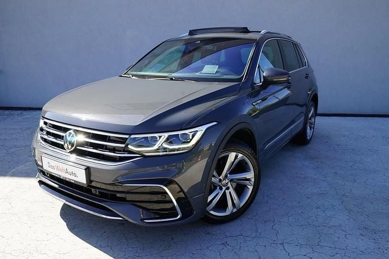 Gri mediu normal Utilizat 2021 VW Tiguan R-line SUV | 34.750 EUR - Imagine 1/4
