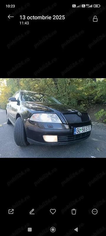 Negru Utilizat 2008 Skoda Octavia Break | 3.400 EUR (Preț OK) - Imagine 1/4