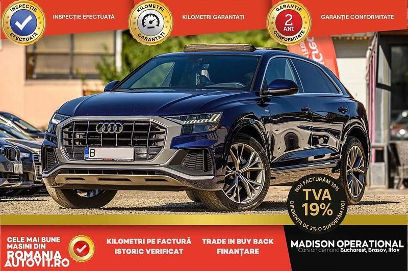Second-hand Audi Q8 Premium 231 CP (169 kW) 2021 Culoarealbastru SUV