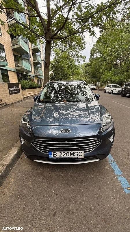 Albastru Utilizat 2021 Ford Kuga Titanium SUV | 23.500 EUR (Preț OK) - Imagine 1/4