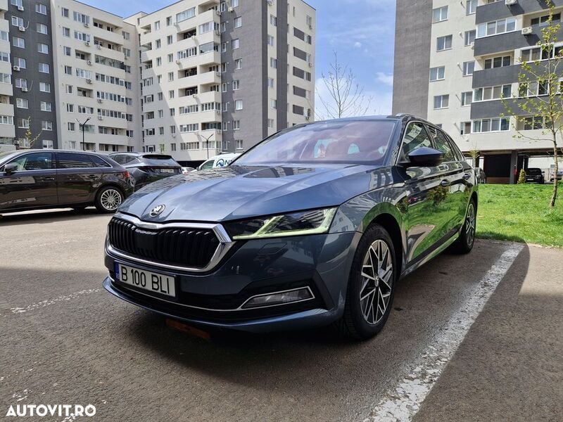 Gri Utilizat 2021 Skoda Octavia Style Break | 14.990 EUR - Imagine 1/4