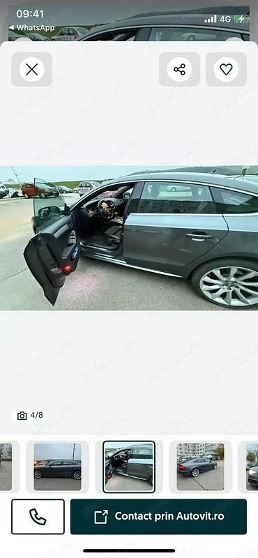 Second-hand 2015 Audi A5 Berlinǎ | 12.200 EUR (Super Preț) - Imagine 1/4