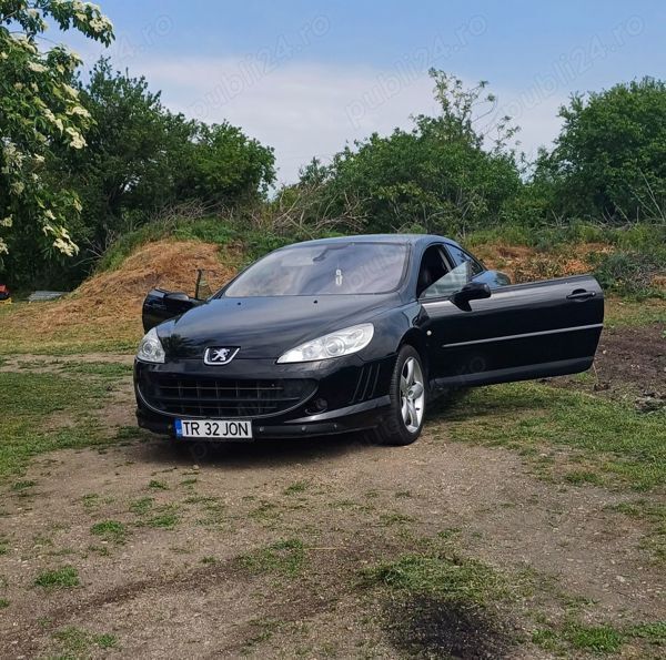 Negru Utilizat 2009 Peugeot 407 Coupe Coupe | 4.000 EUR - Imagine 1/4