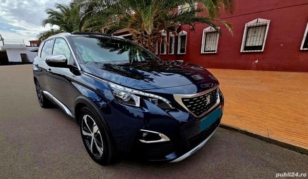 Albastru Utilizat 2019 Peugeot 5008 GTi Monovolum | 18.500 EUR (Preț OK) - Imagine 1/3