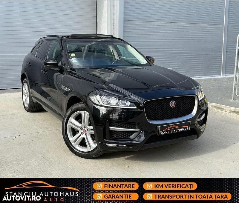 Culoarenegru Utilizat 2017 Jaguar F-Pace R-Sport SUV | 15.500 EUR (Preț bun) - Imagine 1/4