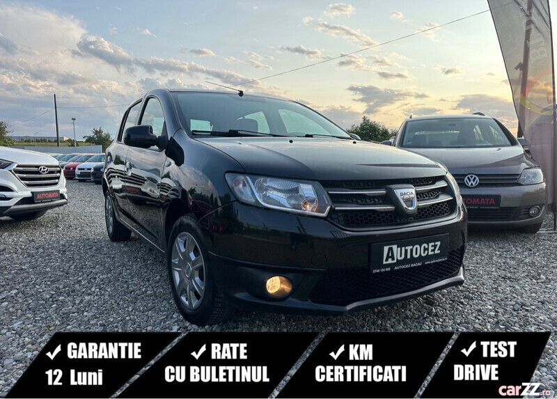Negru Utilizat 2014 Dacia Sandero Lauréate Hatchback | 5.440 EUR (Puțin scump) - Imagine 1/4