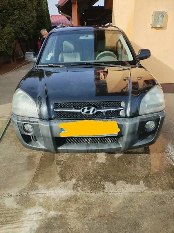 Negru Utilizat 2007 Hyundai Tucson SUV | 2.900 EUR (Super Preț) - Imagine 1/4
