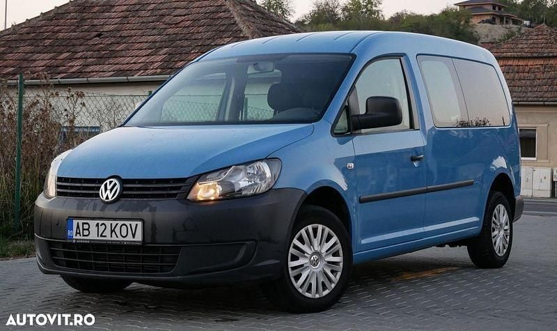 Culoarealbastru Utilizat 2012 VW Caddy Maxi Trendline Monovolum | 5.650 EUR - Imagine 1/4