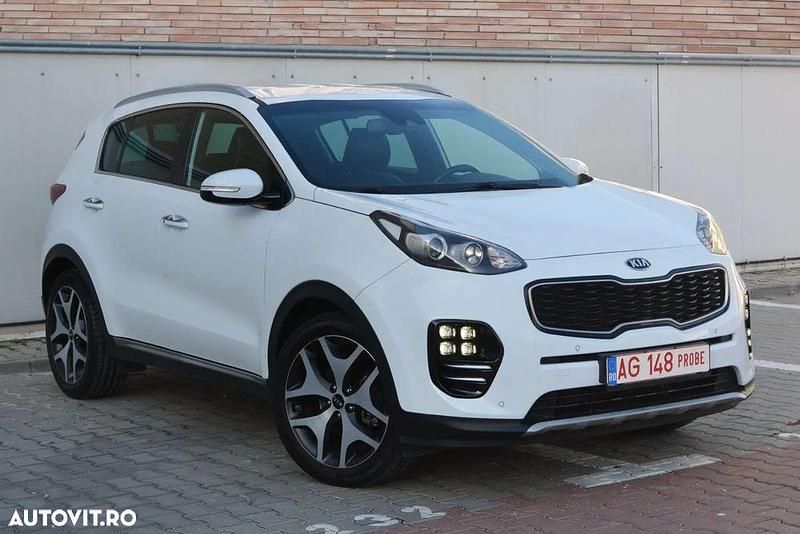 Culoarealb Utilizat 2018 Kia Sportage GT-Line SUV | 13.950 EUR (Preț OK) - Imagine 1/4