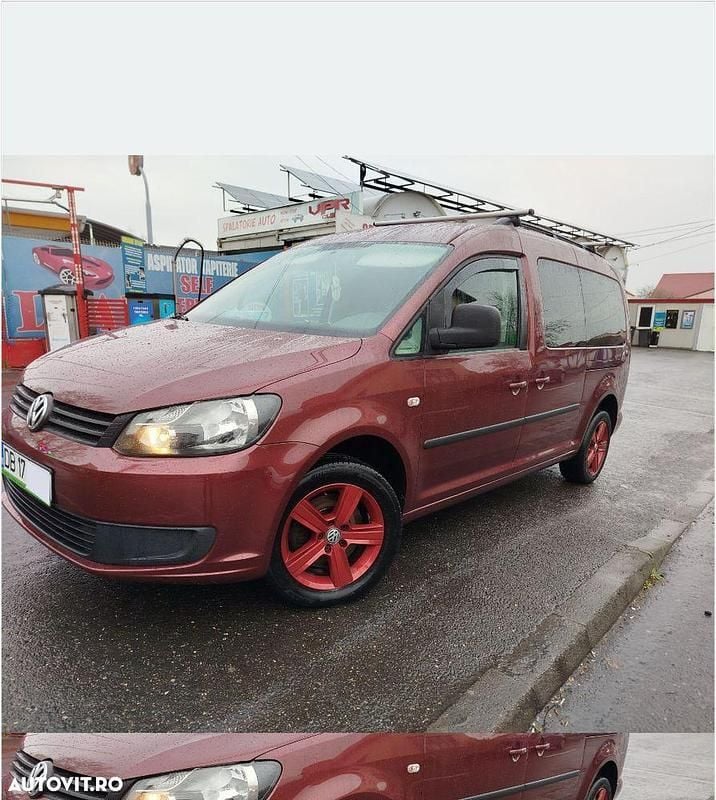 Culoarerosu Utilizat 2013 VW Caddy Maxi Trendline Monovolum | 7.000 EUR (Preț OK) - Imagine 1/4