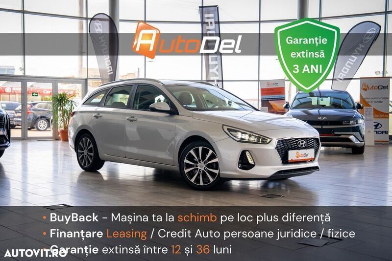 Argint Utilizat 2017 Hyundai i30 Trend Break | 10.750 EUR (Preț OK) - Imagine 1/4