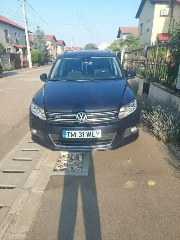 Albastru Utilizat 2015 VW Tiguan R-line SUV | 14.900 EUR (Super Preț) - Imagine 1/4