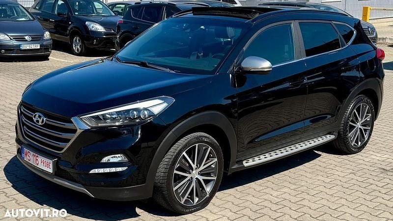 Negru Utilizat 2018 Hyundai Tucson Premium SUV | 17.399 EUR (Preț OK) - Imagine 1/4