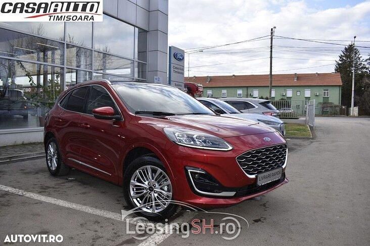 Roșu Utilizat 2023 Ford Kuga SUV | 32.000 EUR (Scump) - Imagine 1/4