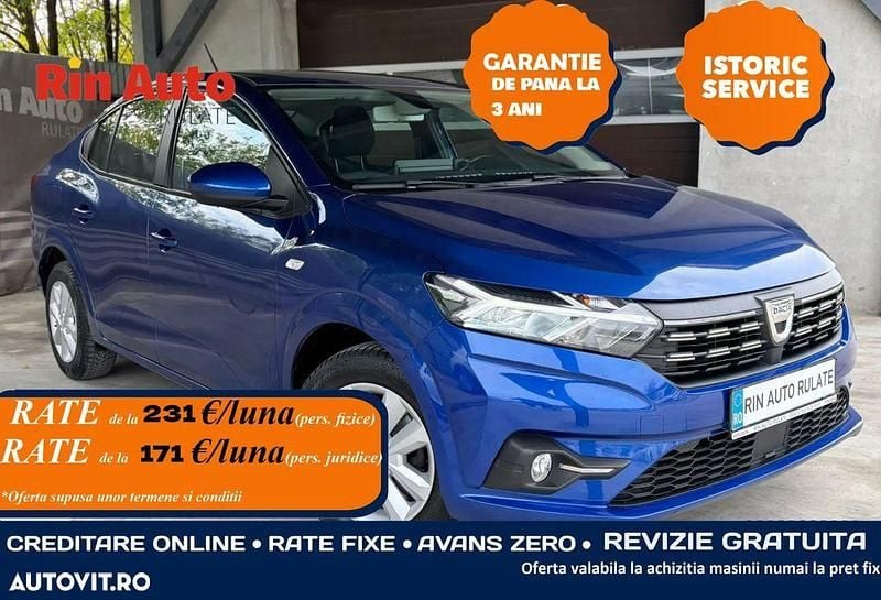 Culoarealbastru Utilizat 2021 Dacia Logan Comfort Berlinǎ | 9.990 EUR (Puțin scump) - Imagine 1/4