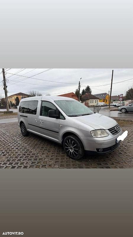 Second-hand VW Caddy 140 CP (102 kW) 2008 Culoareargint Monovolum