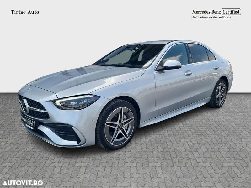 Gri Utilizat 2022 Mercedes C300e AMG line Berlinǎ | 44.900 EUR - Imagine 1/4