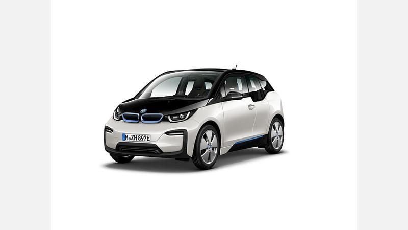 Capparisweiss mit akzent bmw i bla Utilizat 2022 BMW i3 Comfort Edition Hatchback | 21.877 EUR (Preț bun) - Imagine 1/4