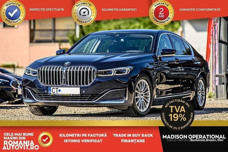 Albastru Utilizat 2019 BMW 745e Comfort Edition Berlinǎ | 39.930 EUR - Imagine 1/4