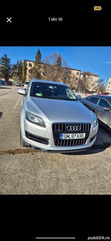 Gri Utilizat 2010 Audi Q7 SUV | 10.500 EUR (Preț bun) - Imagine 1/4
