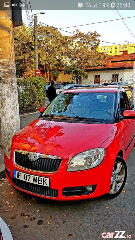 Second-hand Skoda Fabia 70 CP (51 kW) 2009 Rosu Hatchback
