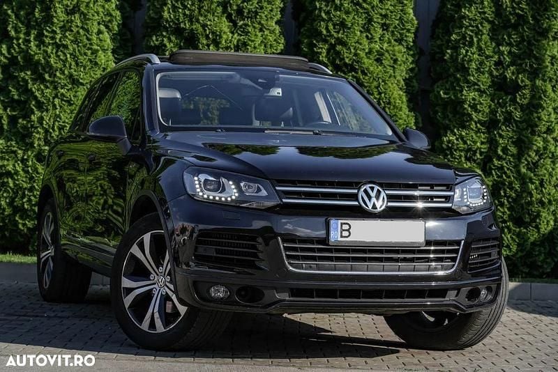 Negru Utilizat 2013 VW Touareg SUV | 12.950 EUR (Preț OK) - Imagine 1/4