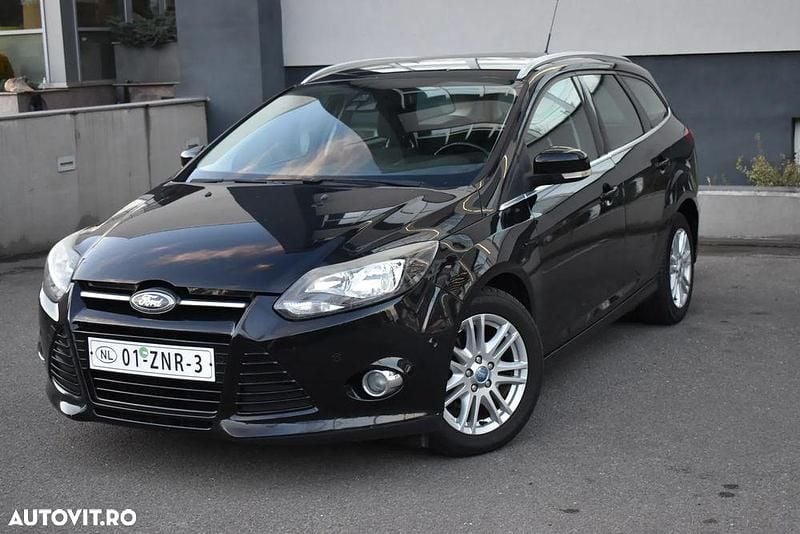 Culoarenegru Utilizat 2013 Ford Focus Titanium Break | 4.699 EUR (Preț OK) - Imagine 1/4