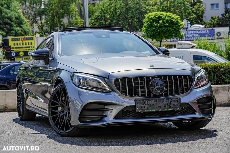 Gri Utilizat 2019 Mercedes C220 AMG line Plus Coupe | 29.980 EUR (Scump) - Imagine 1/4
