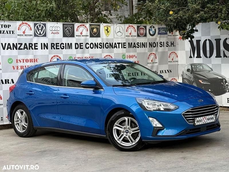 Culoarealbastru Utilizat 2020 Ford Focus Titanium Hatchback | 7.490 EUR (Super Preț) - Imagine 1/4