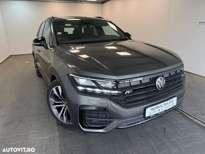 Gri Utilizat 2021 VW Touareg R-line SUV | 49.623 EUR (Preț OK) - Imagine 1/4