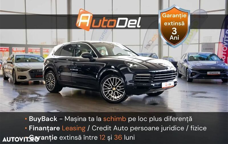 Negru Utilizat 2018 Porsche Cayenne Platinum Edition SUV | 46.998 EUR (Super Preț) - Imagine 1/4