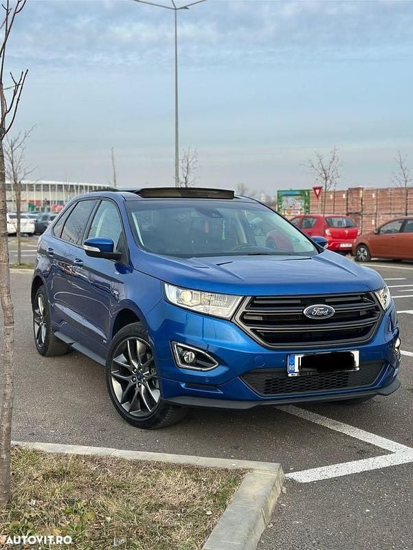 Culoarealbastru Utilizat 2018 Ford Edge SUV | 18.500 EUR (Preț bun) - Imagine 1/4