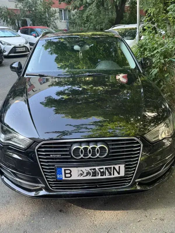 Negru Utilizat 2015 Audi A3 e-tron Hatchback | 10.500 EUR - Imagine 1/4