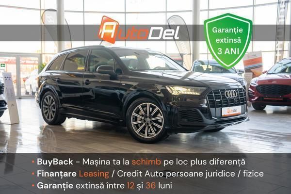 Negru Utilizat 2020 Audi Q7 S-Line SUV | 50.838 EUR - Imagine 1/4