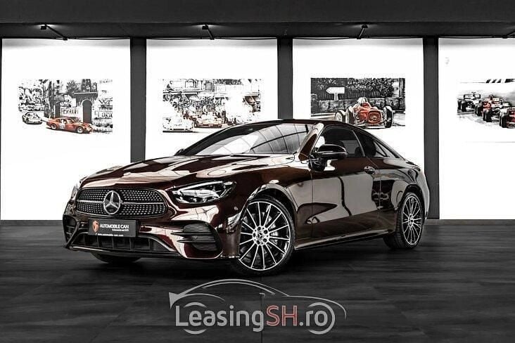 Roșu Utilizat 2021 Mercedes E450 AMG line Coupe | 55.064 EUR (Preț OK) - Imagine 1/4