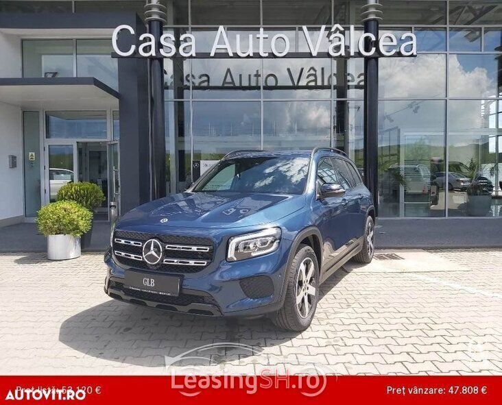 Albastru Utilizat 2022 Mercedes GLB200 SUV | 45.682 EUR - Imagine 1/4