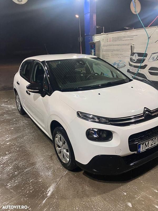 Second-hand Citroën C3 Live 82 CP (60 kW) 2018 Culoarealb Hatchback