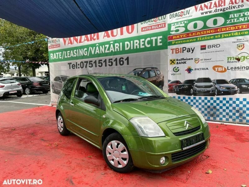 Second-hand Citroën C2 60 CP (44 kW) 2006 Verde Hatchback