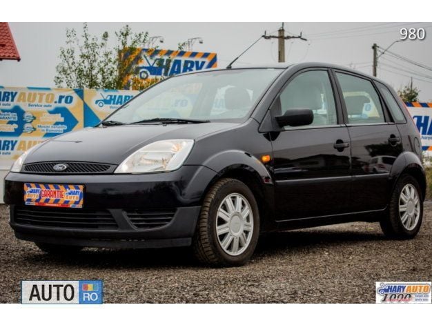 Second-hand Ford Fiesta 80 CP (58 kW) 2002 Negru Hatchback