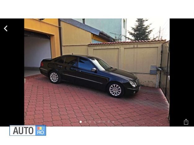 Negru Utilizat 2009 Mercedes E200 Berlinǎ | 8.500 EUR (Scump) - Imagine 1/4