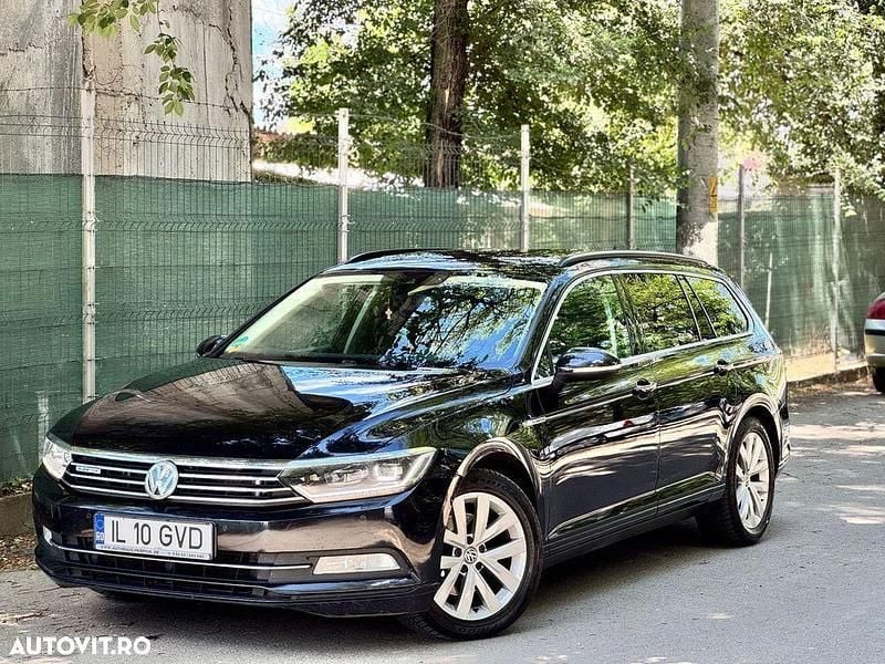 Negru Utilizat 2016 VW Passat Highline Break | 11.800 EUR (Puțin scump) - Imagine 1/4