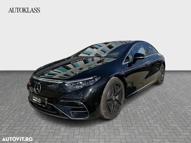 Negru Utilizat 2021 Mercedes EQS450+ Berlinǎ | 65.450 EUR - Imagine 1/4