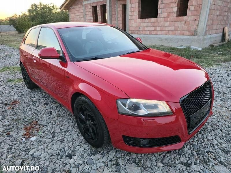Second-hand Audi A3 S-Line 200 CP (147 kW) 2009 Culoarerosu Hatchback