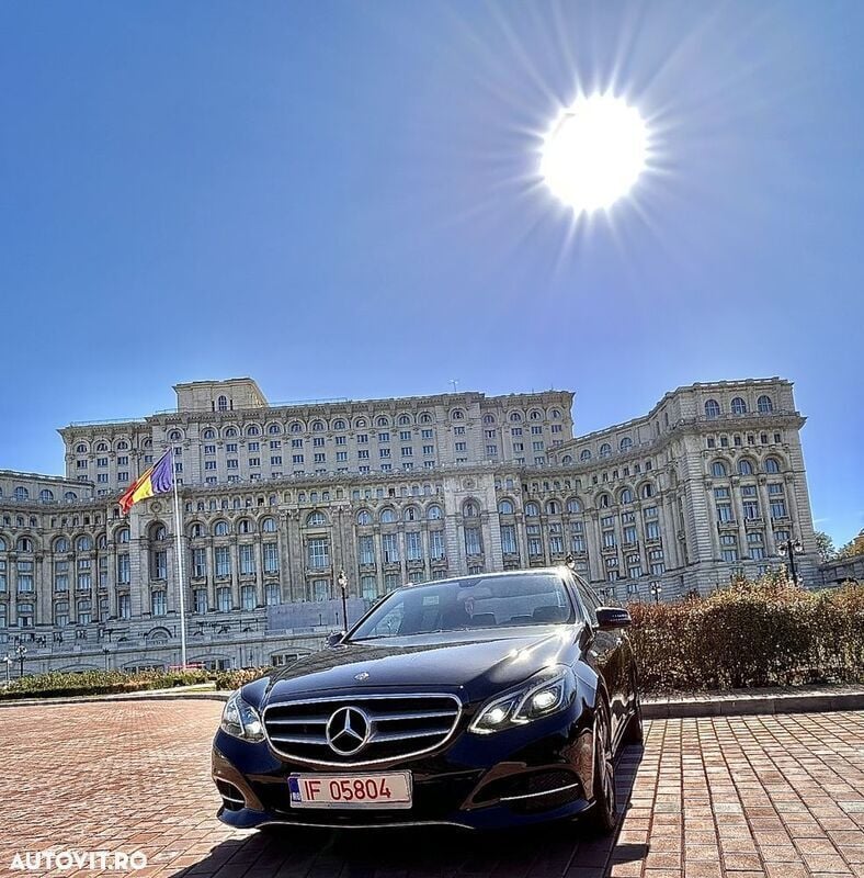 Second-hand Mercedes E200 Avantgarde 136 CP (100 kW) 2014 Negru Berlinǎ