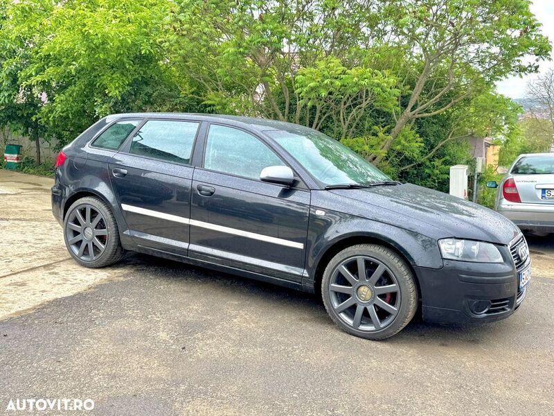 Negru Utilizat 2005 Audi A3 Sportback Attraction Hatchback | 2.800 EUR (Preț OK) - Imagine 1/4